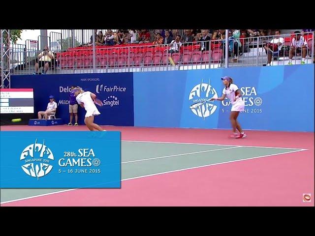 Tennis Womens Doubles  Finals (Day 9) | 28th SEA Games Singapore 2015