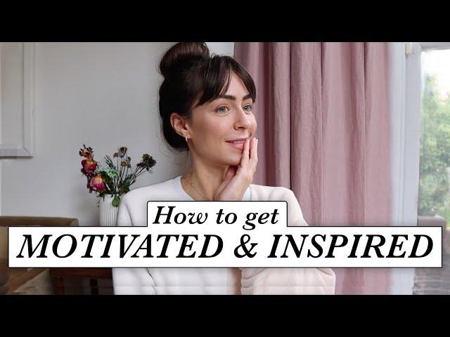 5 Ways to get MOTIVATION and INSPIRATION // Philosophers, writers, youtubers, designers & more