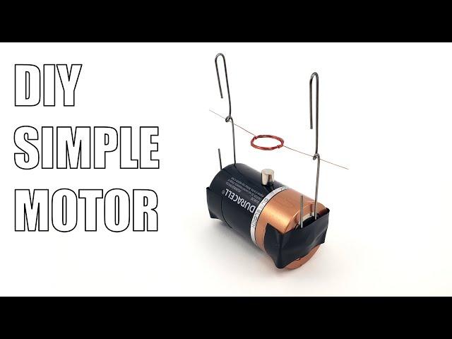 Build a Simple Electric Motor | Science Project