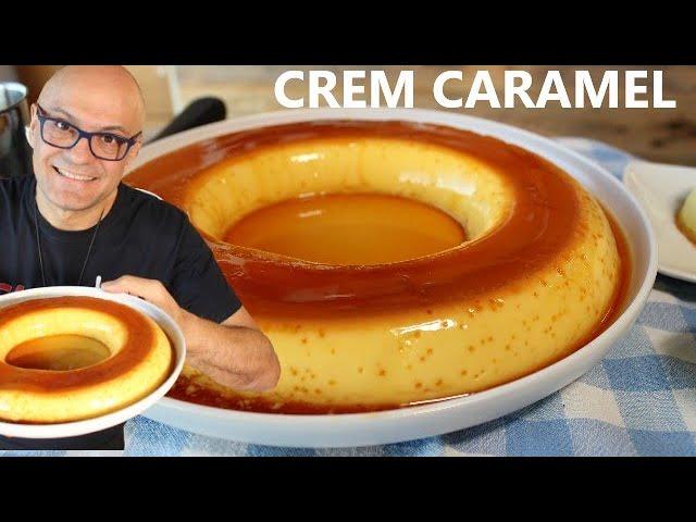 CRÉME CARAMEL  quello Vero la ricetta del Crėme Caramel senza farina senza polverine( crème caramel)