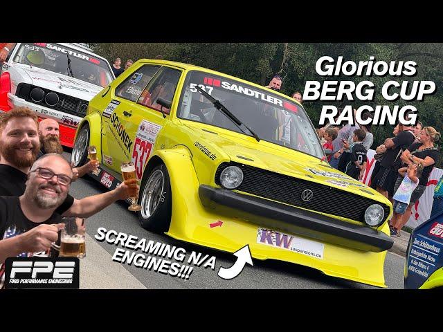 SCREAMING HILLCLIMB RACERS!!! FULL THROTTLE Bergcup craziness!!!