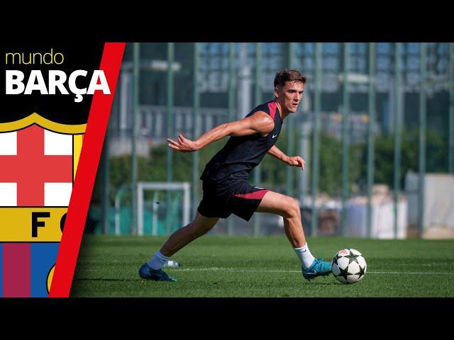 Último ENTRENAMIENTO del BARÇA antes de enfrentar al BAYERN en la Champions | FC Barcelona