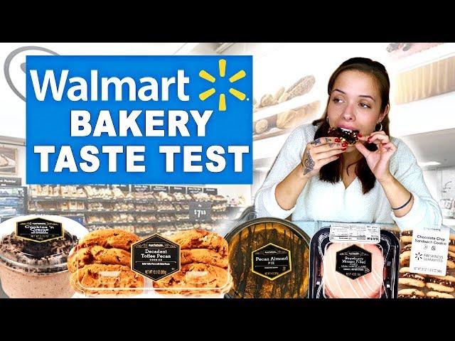 Taste Testing WALMART Bakery Items!! 