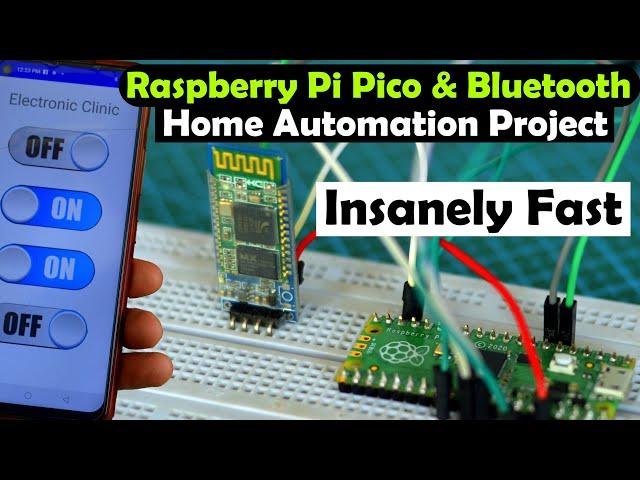 Raspberry Pi Pico Bluetooth based Home Automation Project, MicroPython Programming