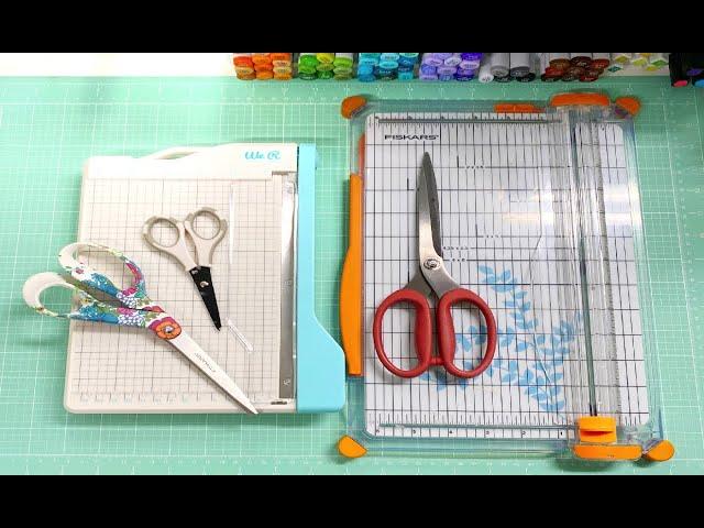 Cutting Tools I Use in the Craft Room, Plus Guillotine Trimmer Comparison