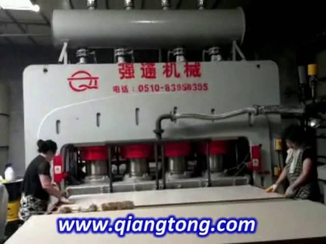 short cycle press lines/melamine laminating press machine