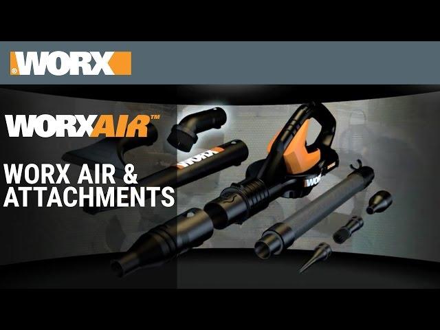 20V MaxLithium WORX AIR + Attachments