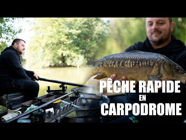 PÊCHE RAPIDE en CARPODROME avec Alexandre CAUDIN - SENSAS