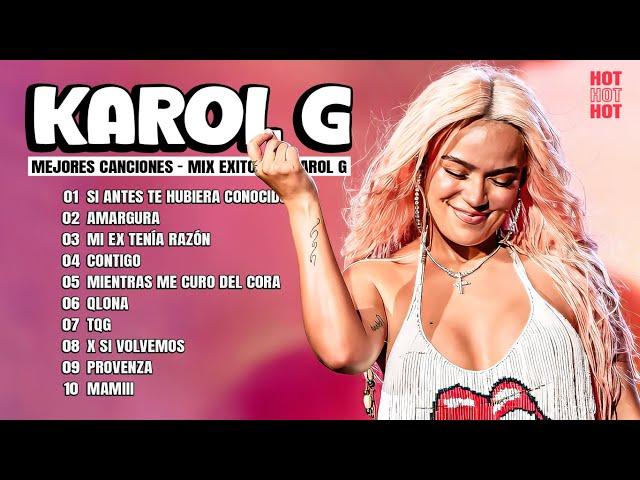 Karol G 2024 - Karol G Mix Éxitos Cancione - Mejores Canciones De Karol G