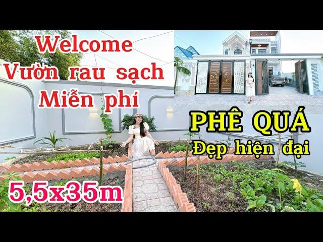  Vườn RAU SẠCH cho gia đình 3 thế hệ 5,5x35m-Kim Thủy Phê nhà QUÁ ĐẸP HIỆN ĐẠI-QUÁ NHANH còn 1 căn