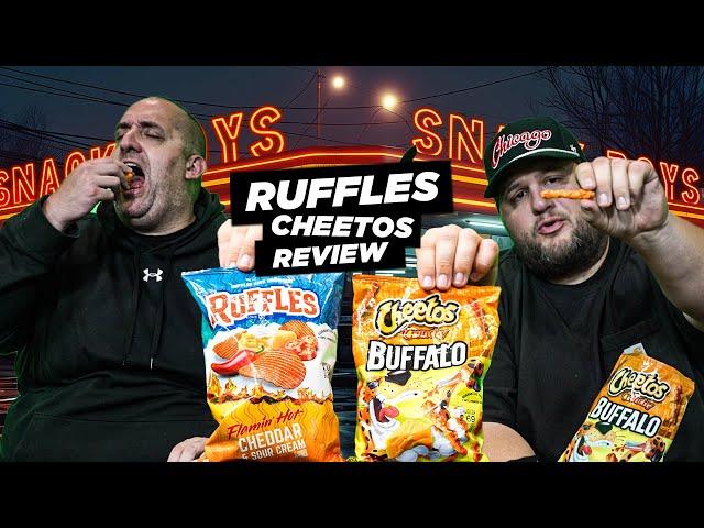 Flamin' Hot Ruffles & Buffalo Cheetos Review | Snack Boys Ep. 44