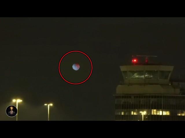 "Manchester Airport Orb UFO Visits Again At Night"  1/2/2025 | HollywoodScotty VFX