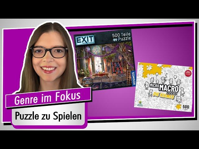 Genre im Fokus 43 - Puzzle zu Spielen - Zwei Spiele im Vergleich - Spiel doch mal!