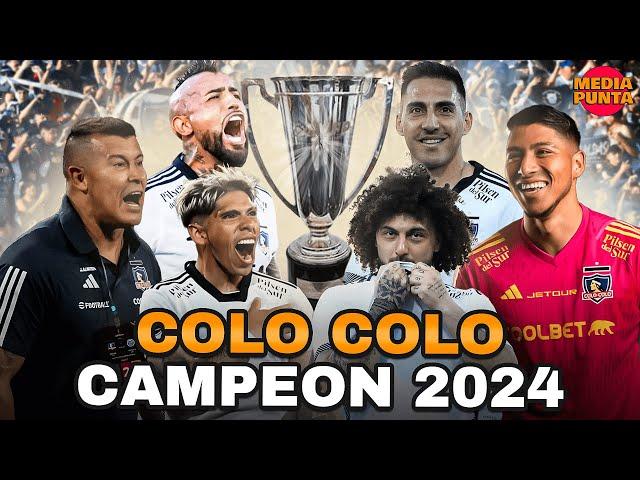 COLO COLO CAMPEÓN DE LA LIGA CHILENA || ARTURO VIDAL Y ALMIRON SE LLEVAN EL TITULO - MEDIAPUNTA