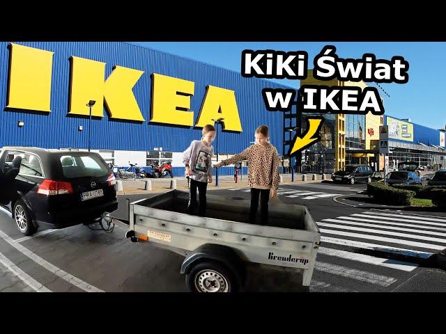 Jedziemy do IKEA po Biurka dla Dzieci !!! - Jak przewieziemy Meble bez BUSA? *Urządzamy Pokoje #961