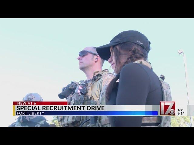 Fort Liberty highlighting enlistment bonuses to boost recruitment efforts