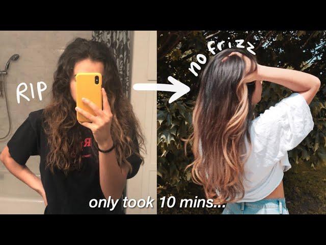 how to tame your FRIZZY hair