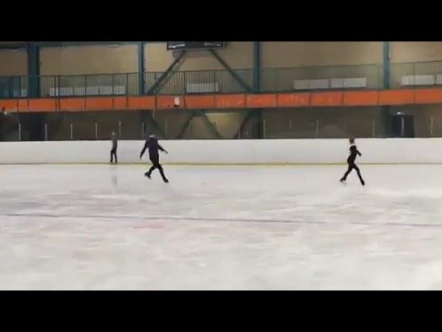 Alexandra Trusova (RUS) & Alexey Erokhov (RUS) - 4T Side By Side (In Practice)