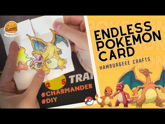 Endless Pokemon Evolution DIY  Flip Card - Charmander Edition 