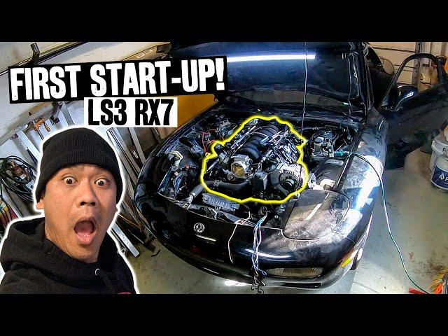 First Fire-up! Suppy’s V8 Swapped FD RX-7 Comes to Life