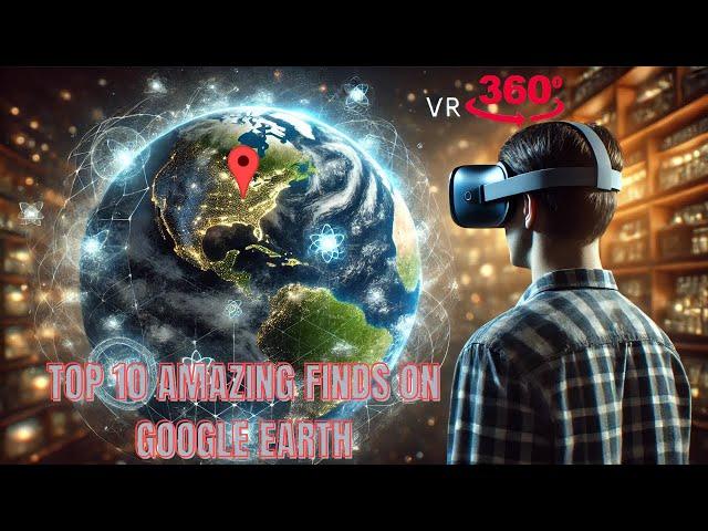 Top 10 Amazing Finds on Google Earth - VR 360° #360video #vr360