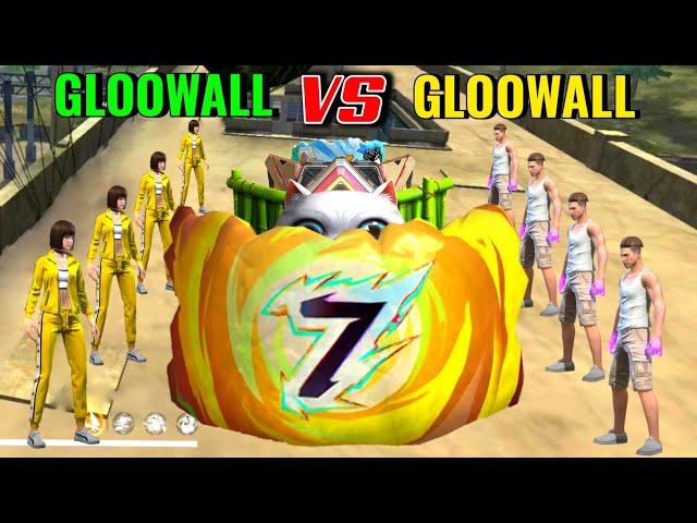 Gloowall Vs Gloowall Fight | 7th Anniversary Gloowall Skin Challange | Garena Free Fire