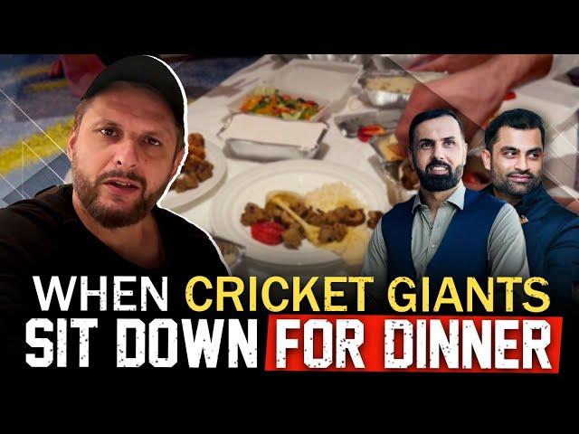 Cricket Giants Sit Down for Dinner | Muhammad Nabbi & Tamim iqbal Invite Shahid Afridi