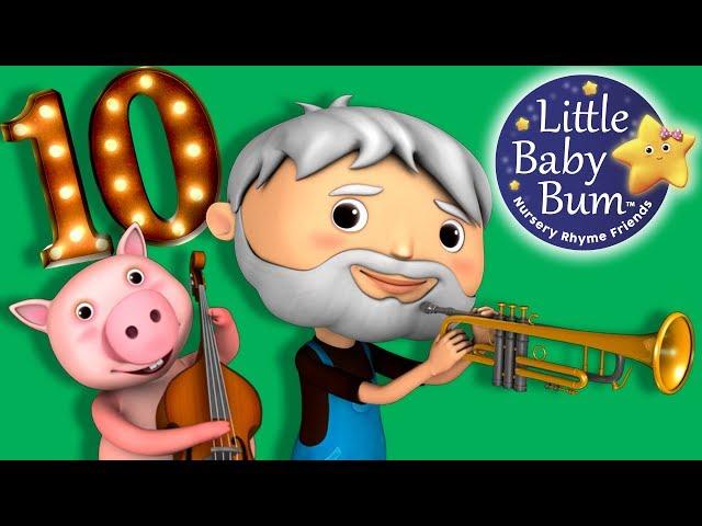 This Old Man He Played One | Nursery Rhymes for Babies by LittleBabyBum - ABCs and 123s