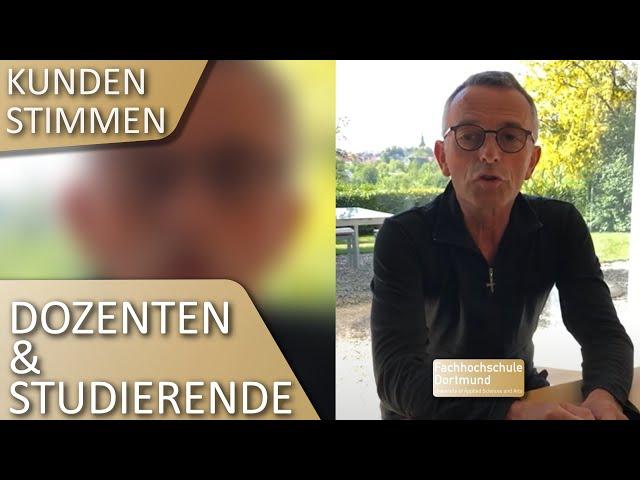 Testimonial Jörg Becker Professor FH Dortmund über den Dozent Luca Arenz