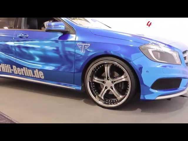 Mercedes-Benz A Klasse magicblue metallic CarHifi-Berlin.de | EssenMotorShow2015