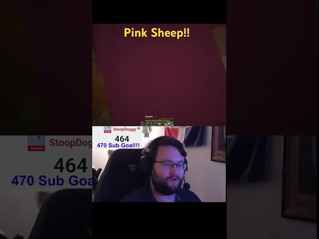 Minecraft Pink Sheep! #minecraft #minecrafthardcormode #gaming #twitch