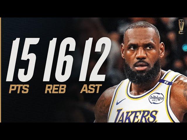 LeBron James DROPS FOURTH Straight Triple-Double! | November 15, 2024