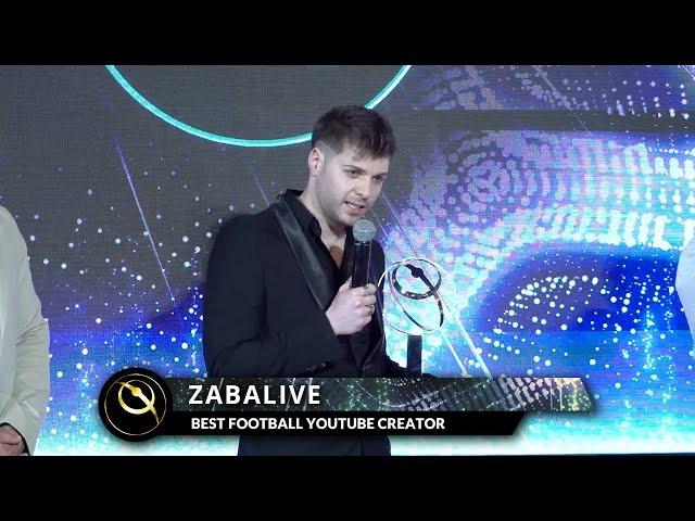 Zabalive awarded Best Football Youtube Creator 2022