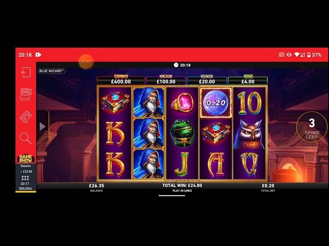 BLUE WIZARD 6 FREE GAMES JACKPOT WIN OVER 2000X