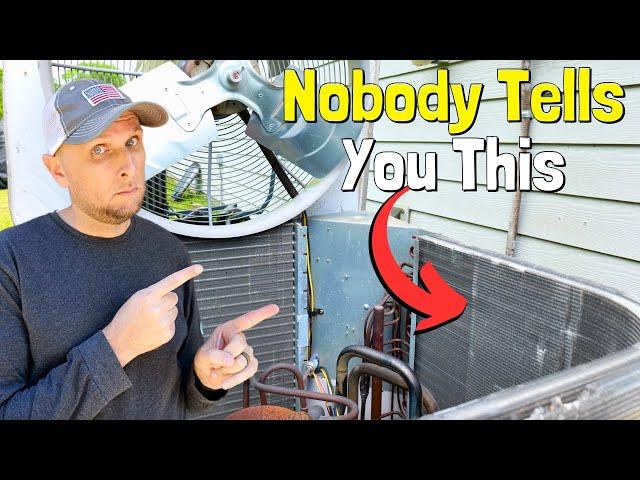 Secrets To Cleaning Your AC And Coils BETTER Than The Pros! Air Will Be Colder