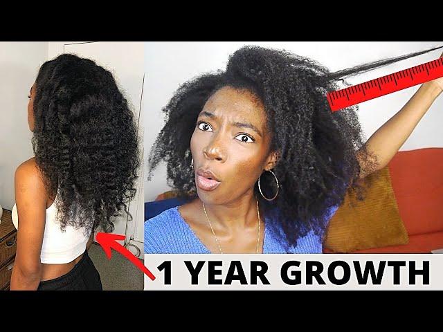 *SHOOK* Length Check on my Natural Hair 1 YEAR after breakage | Retaining length