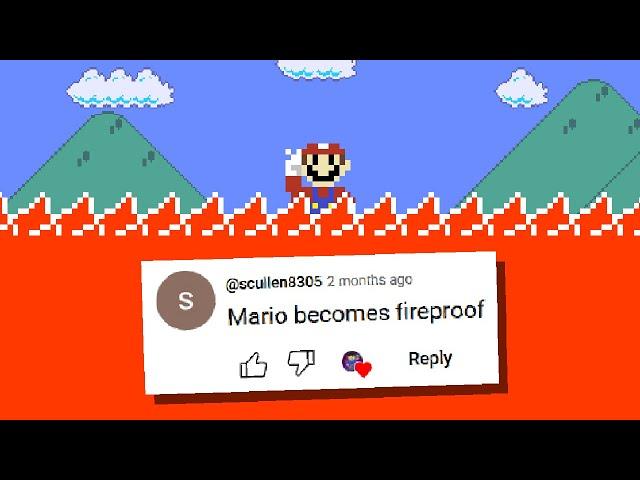 I animated MORE of your Mario ideas!