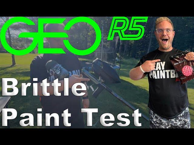 Planet Eclipse Geo R5 Brittle Paint Test // GI 4 Star Paintballs