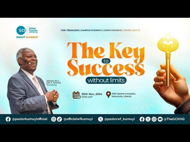 The Masterkey of Escape to Success || Pastor W.F Kumuyi