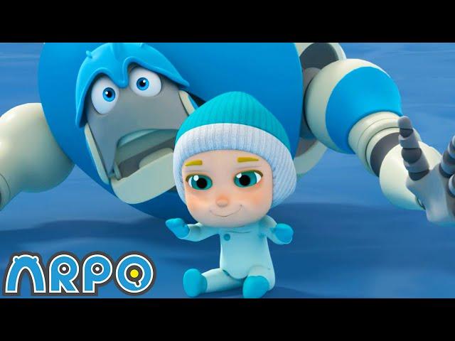 Ice Skating CHAOS!!! | 2 HOURS OF ARPO! | Funny Robot Cartoons for Kids!