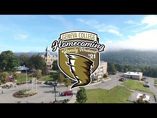 Geneva College Homecoming 2021 from the Sky