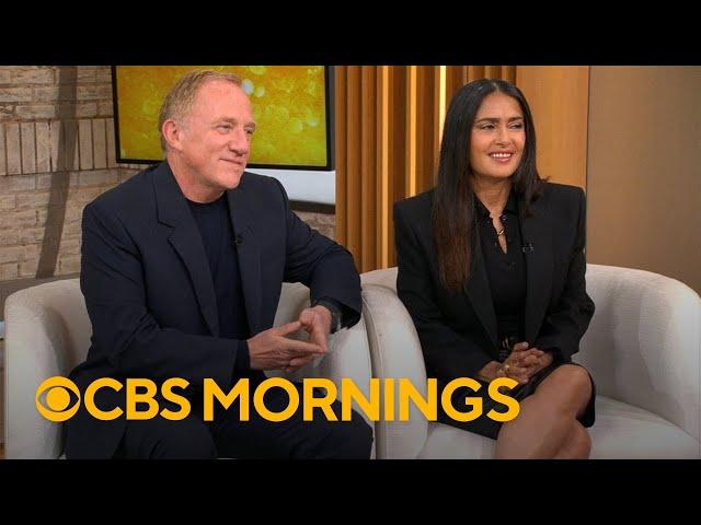 Salma Hayek Pinault and husband on their global efforts to support survivors of violence