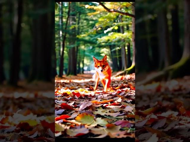 AI made this. Can you believe it? #AIAnimals #AIFox #RedFox #AIVideo #YouTubeShorts #Shorts