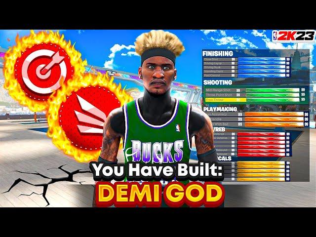 *Game Breaking!* Demi God Build! Best build in NBA2K23! (MUST WATCH!)