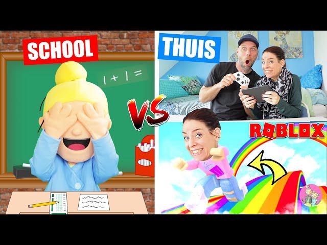 WAT OUDERS ECHT DOEN ALS KINDEREN NAAR SCHOOL GAAN!! *SKETCH en GAMEN!! DeZoeteZusjes