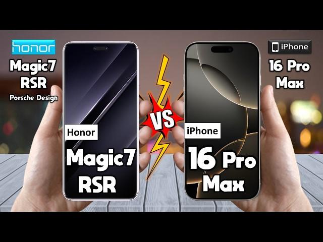 Honor Magic 7 RSR  Vs iPhone 16 Pro Max - Full Comparison  Which is BEST for You?