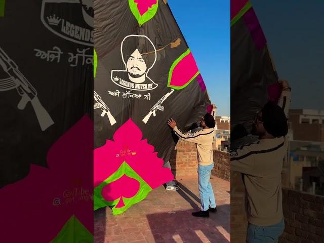 40” TaWa SIDHUMOOSEWALA KiTe #ytshorts #gavitube #ptangbazi @sidhumoosewala