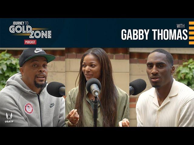 Journey to Gold Zone Podcast featuring Gabby Thomas