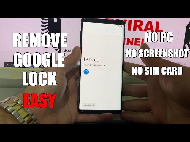 Samsung Galaxy Note 9, Note 10 Google Lock Bypass Android 10 (May 2020)