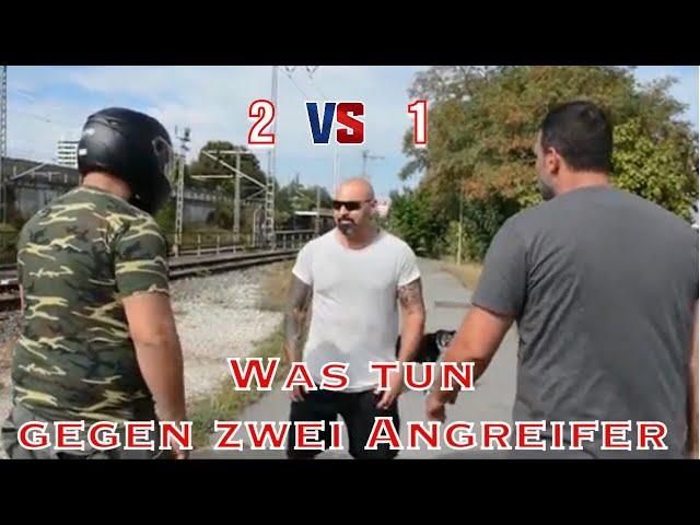 Was tun gegen 2 Angreifer Fight Mentality Progressive Fighting Systems Easy Selbstverteidigung 